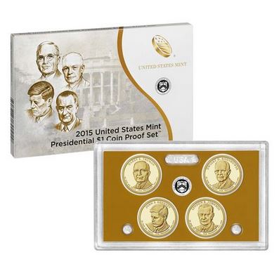 2015 United States Mint Presidential $1 Coin Proof Set - Click Image to Close